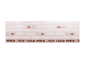 91156493 Декоративная кухонная панель Керамика Choko 200х60х1.5 см ПВХ цвет разноцветный STLM-0503270 ЮГPLASTМАРКЕТ