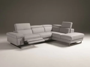 Egoitaliano Угловой диван со съемным чехлом из ткани с электроприводом