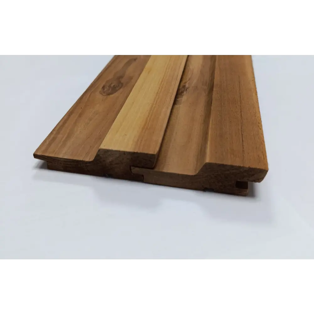 Реечная панель прямоугольник дерево цвет натуральный 2000x92x28 мм 4 шт Santreyd STLM-2208943