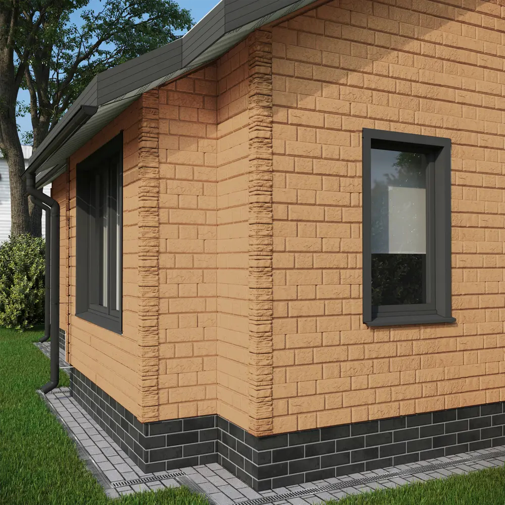 85346258 Угол наружный для фасадных панелей Döcke цвет пекан STLM-0062059  - Вид №2