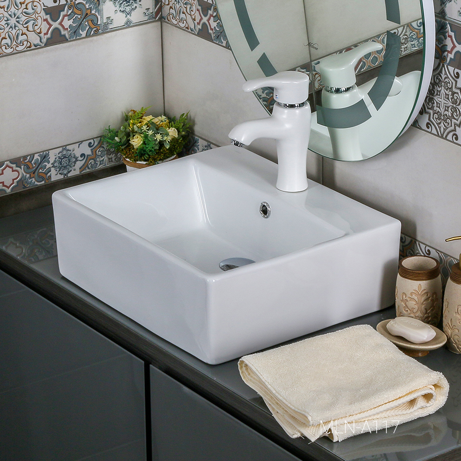 Накладная раковина melana mln-a117 A117-803