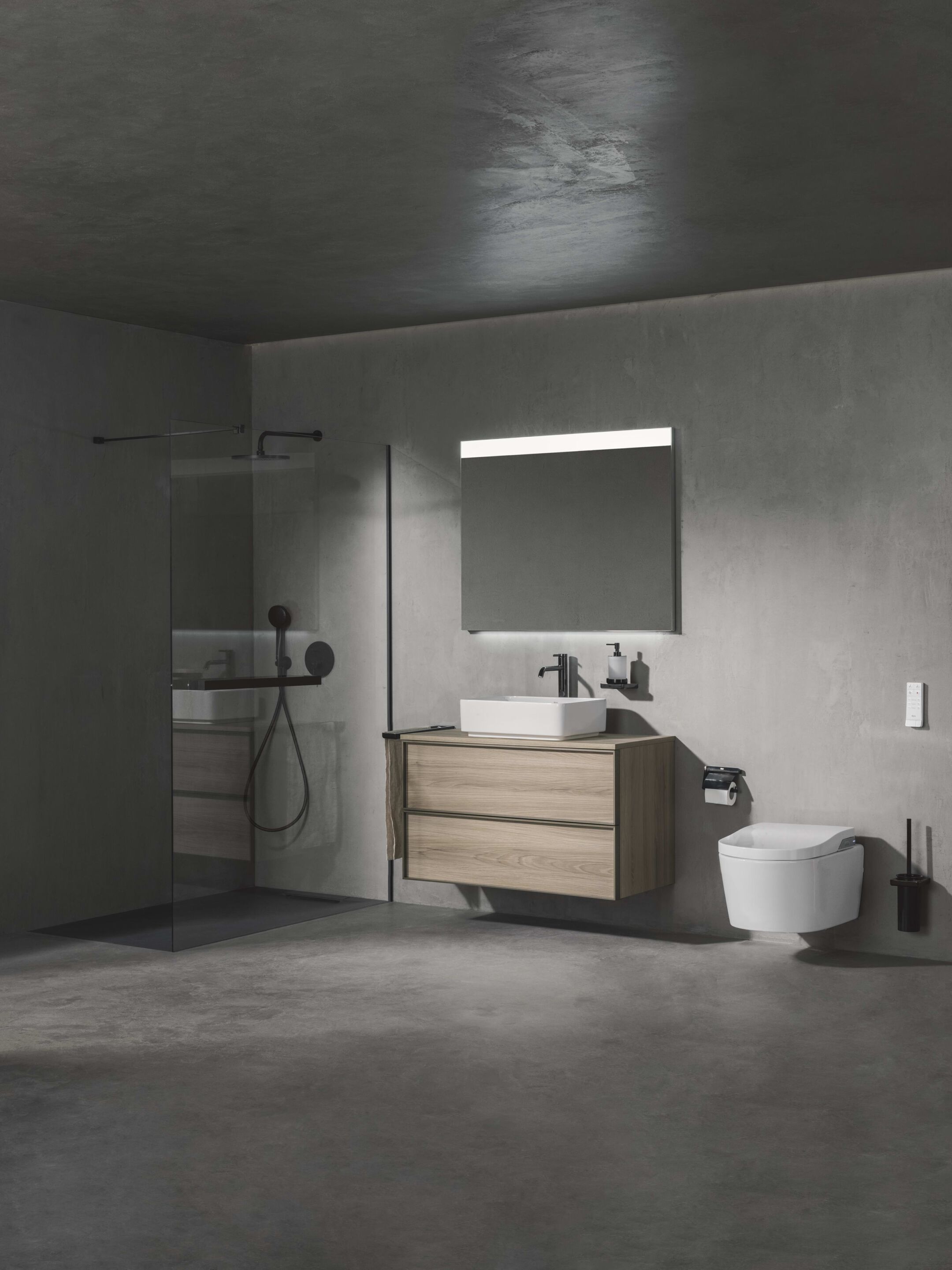 Однорычажный смеситель для раковины с автоматическим сливом Roca Ona ARCH-00006190 - Вид №3