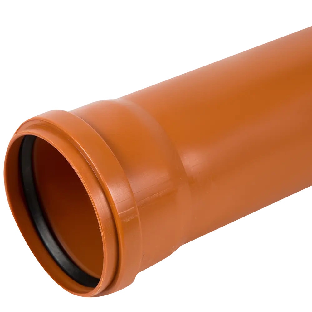 Труба раструбная наружная Пиарком SN2 110x2000 мм РОСТУРПЛАСТ STLM-2120434