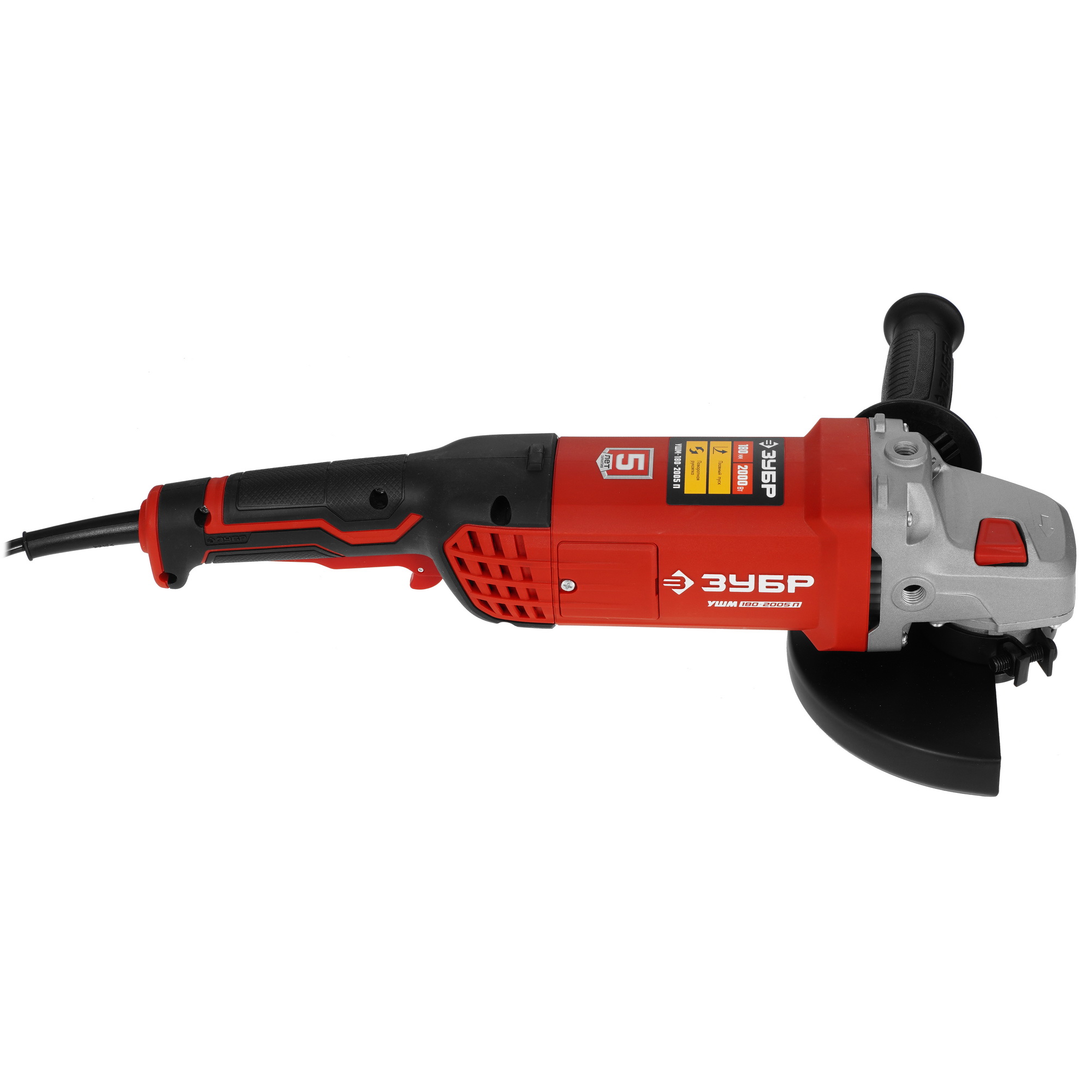 Углошлифовальная машина (УШМ) Зубр УШМ-180-2005 П 9963646 STDN-0108302 - Вид №3