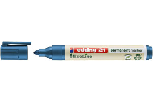 16267277 Перманентный маркер EcoLine, 1,5-3 мм, заправляемый Синий, E-21/3 EDDING