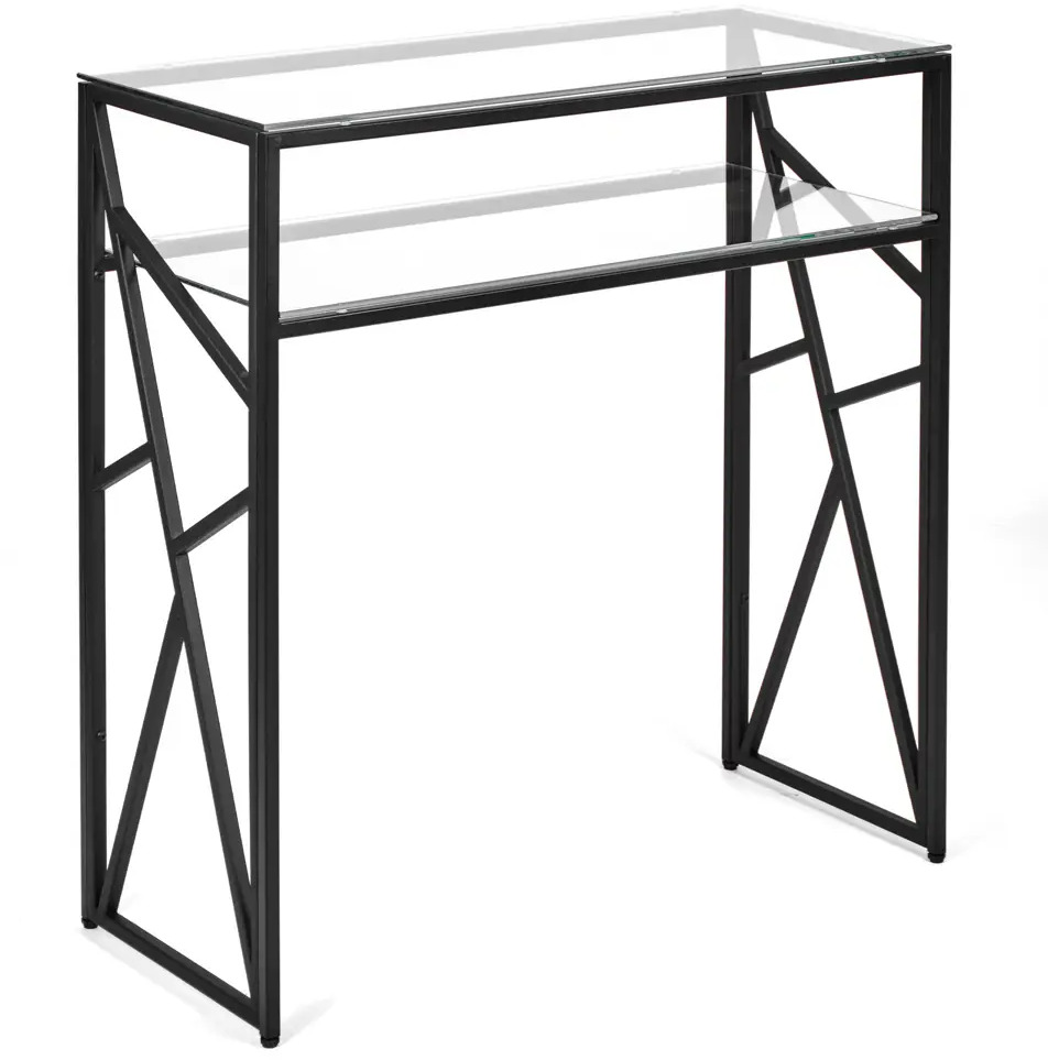 90816878 Консоль напольная AllConsoles 1093-CB clear 80x80x35 см сталь STLM-0395838