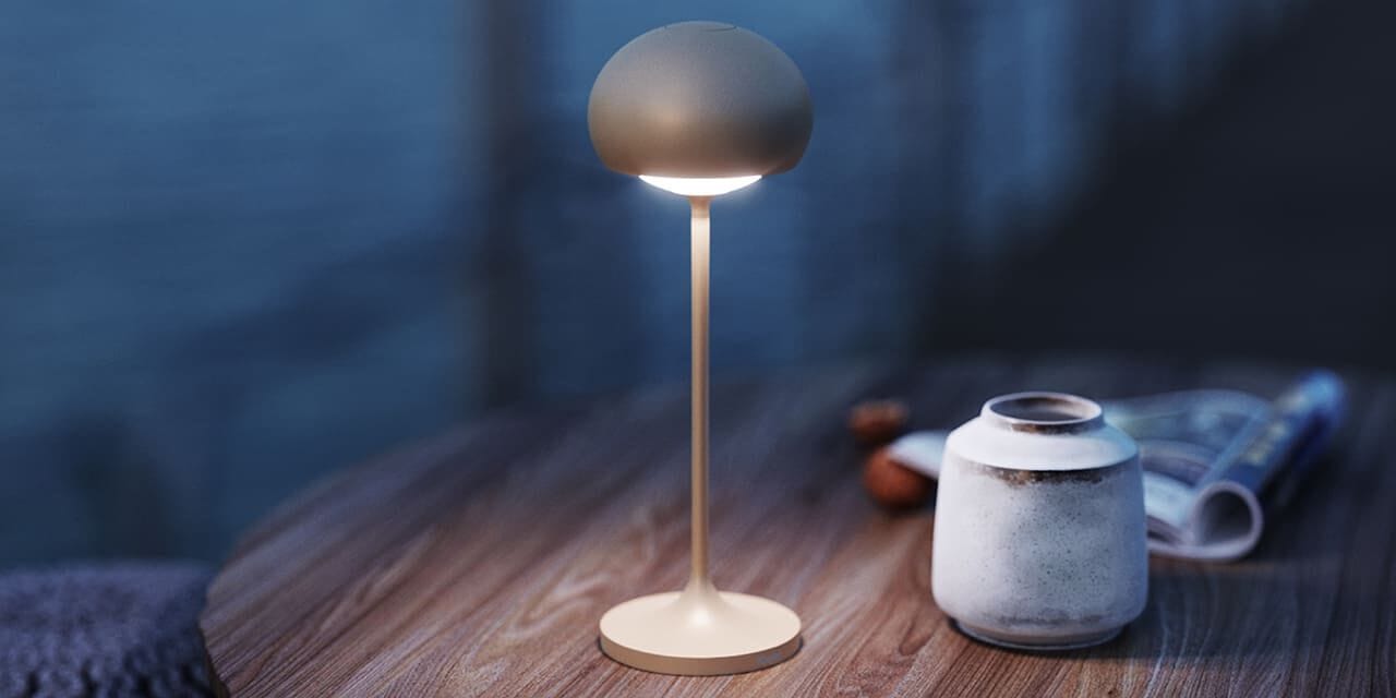 Алюминиевая аккумуляторная батарея настольная лампа с диммером iGuzzini Clan ARCH-00011421 - Вид №1