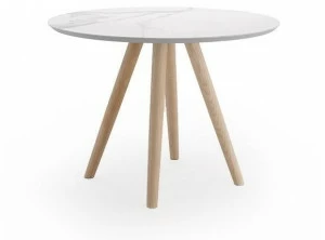 I.T.F. Design Круглый стол со столешницей из мдф, покрытой керамикой