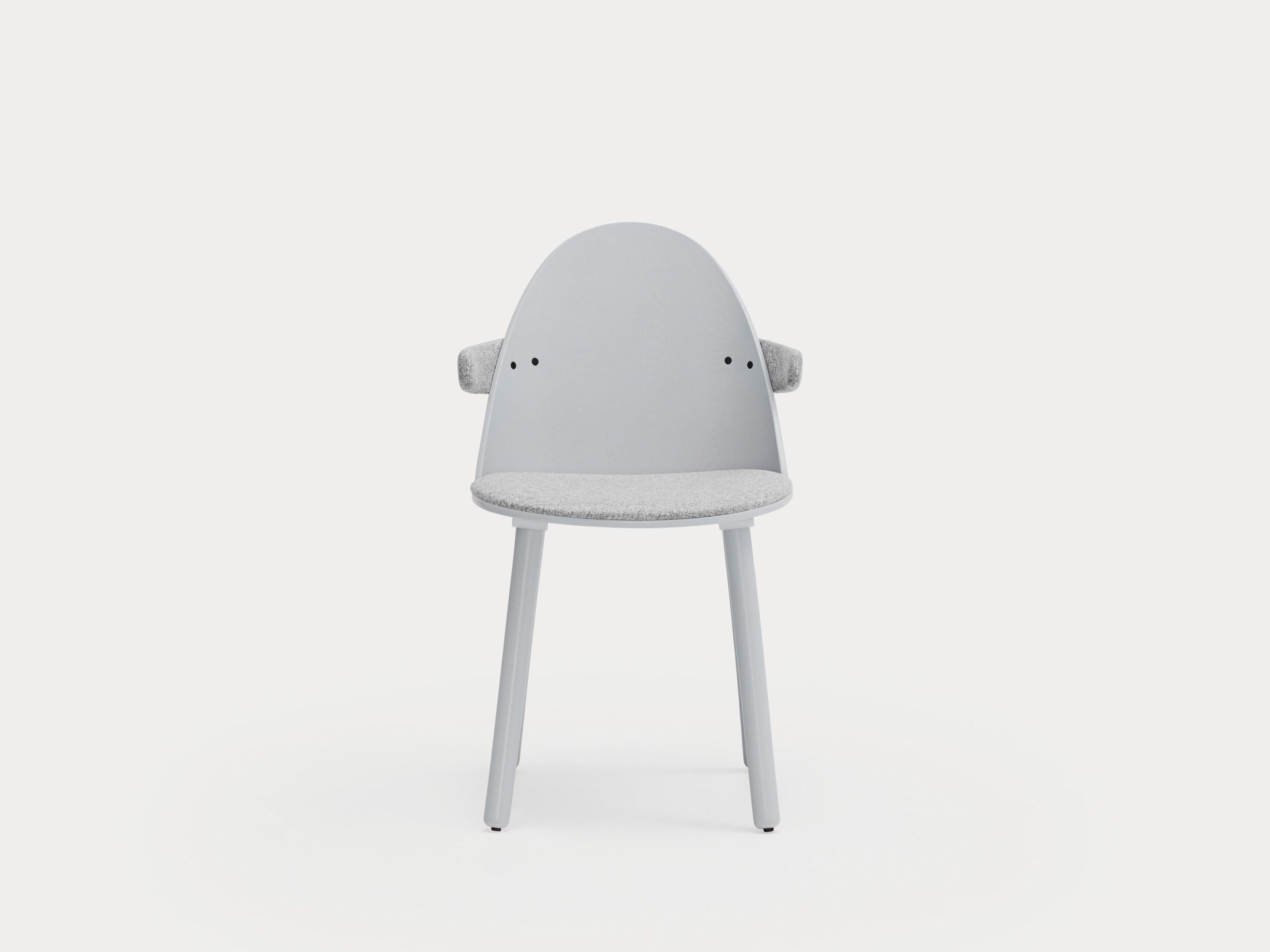 Деревянный стул с подлокотниками и встроенной подушкой TEULAT Uma ARCH-00123124 - Вид №9