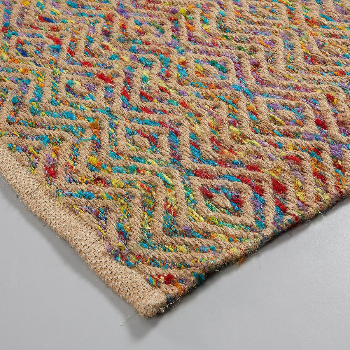 048436 Ковер джутовый 160x230 разноцветный La Forma Klass