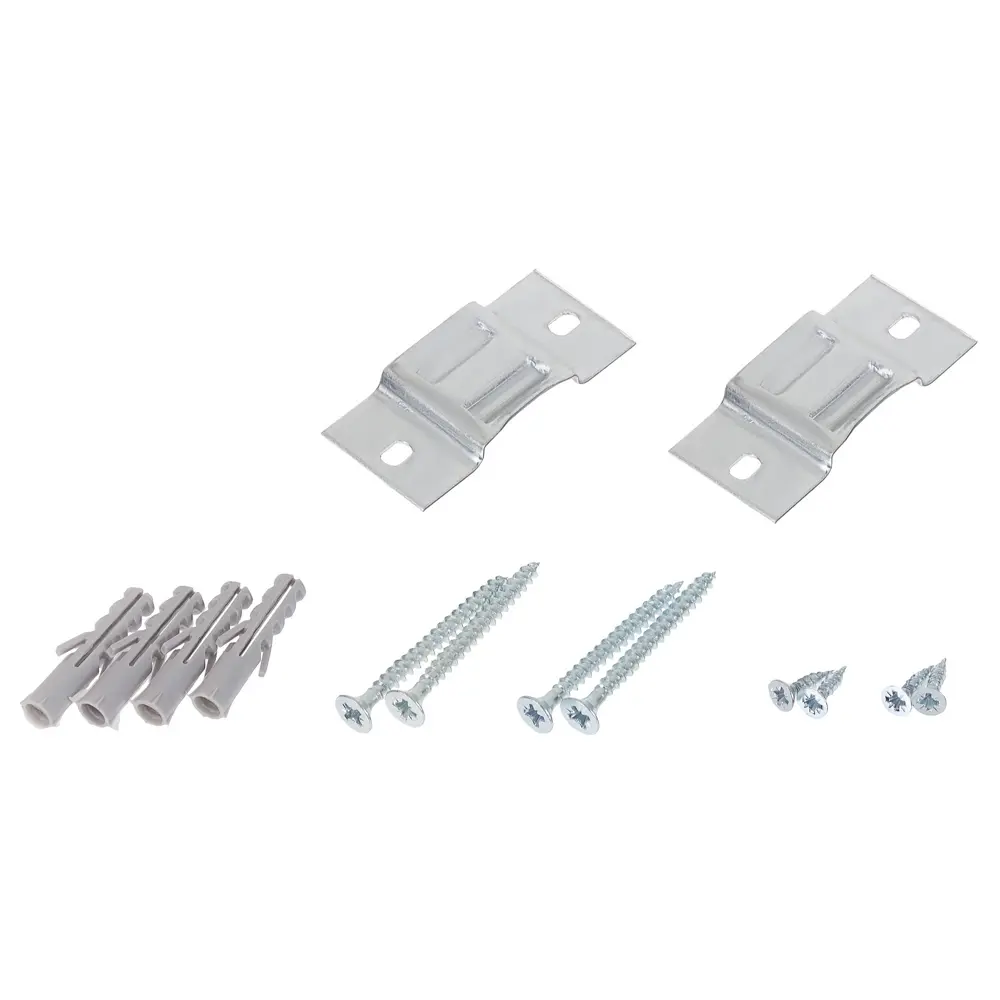 Кронштейн для шины Inspire 15 см сталь цвет белый 2шт STLM-2204446 - Вид №1