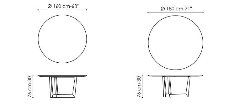 Круглый стол BONALDO искусство ARCH-00065558 - Вид №4