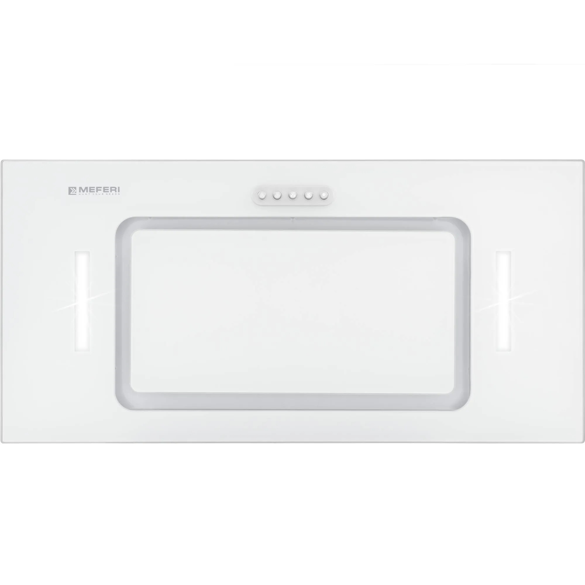 9168681 Вытяжка полновстраиваемая Meferi INBOX60WH GLASS ULTRA белый STDN-0062484 - Вид №6