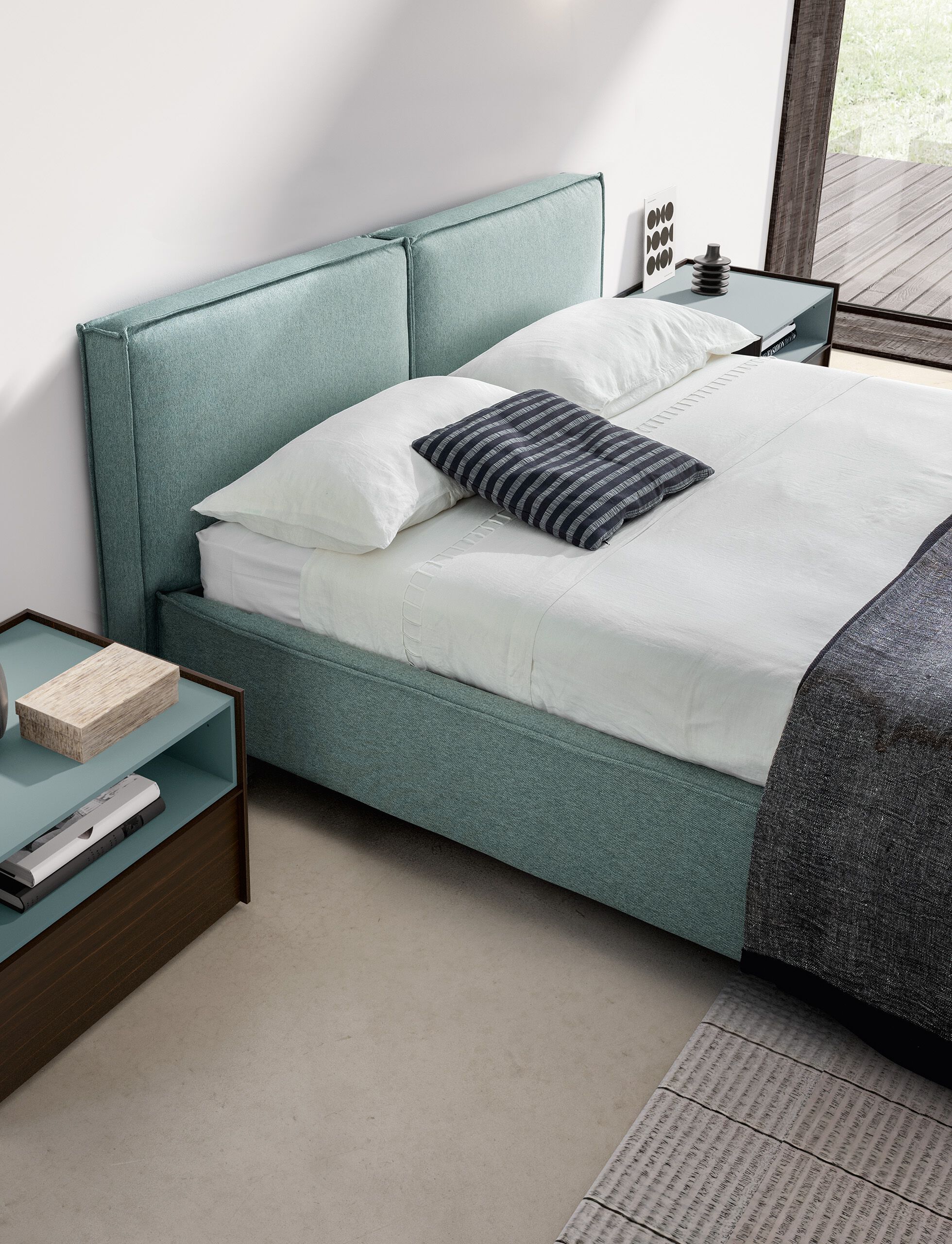 Двуспальная кровать из ткани Adok CLOUD ARCH-00116246 - Вид №2