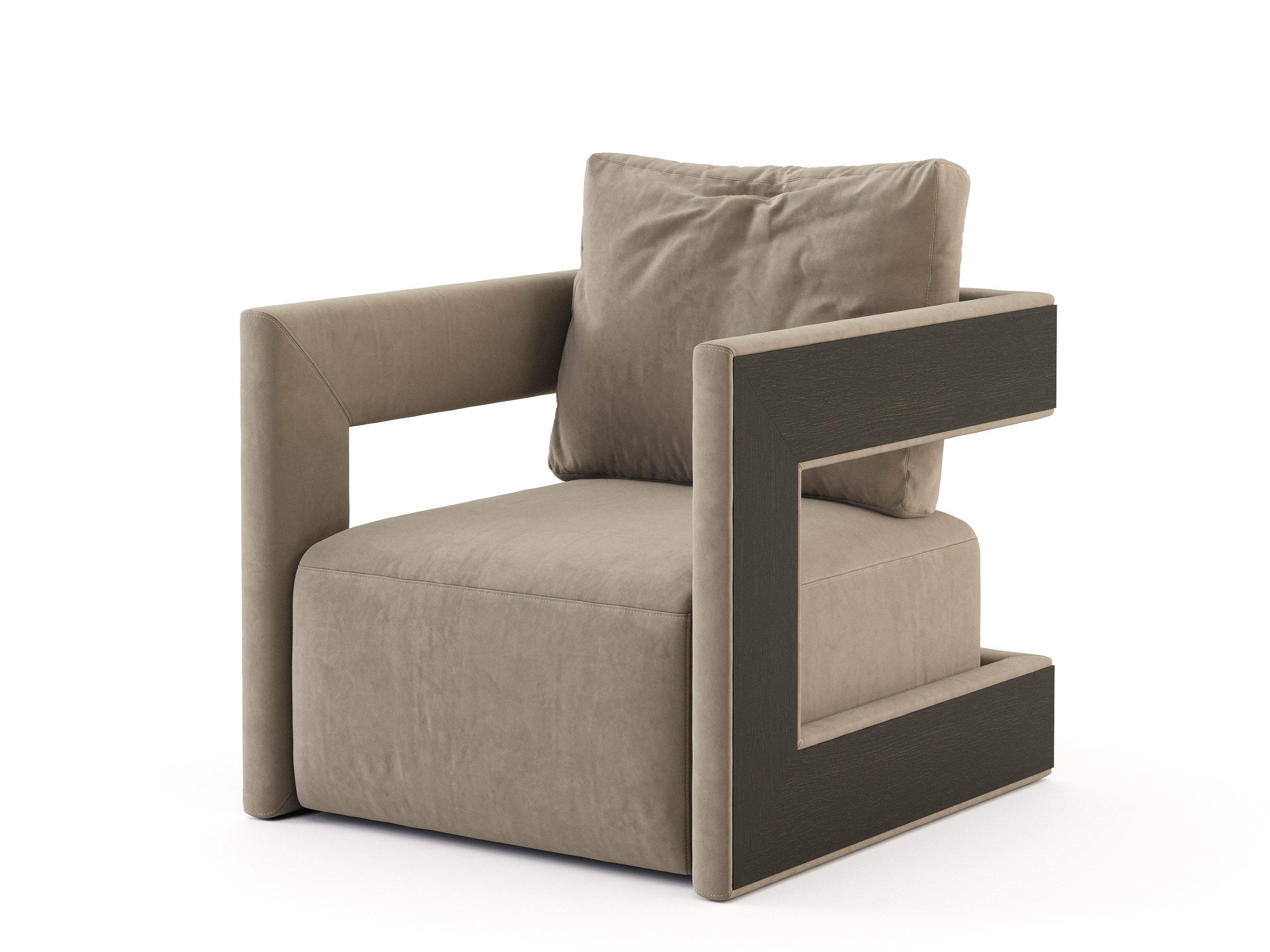 Бархатное кресло с подлокотниками Stylish Club His &amp ARCH-00142405 - Вид №10