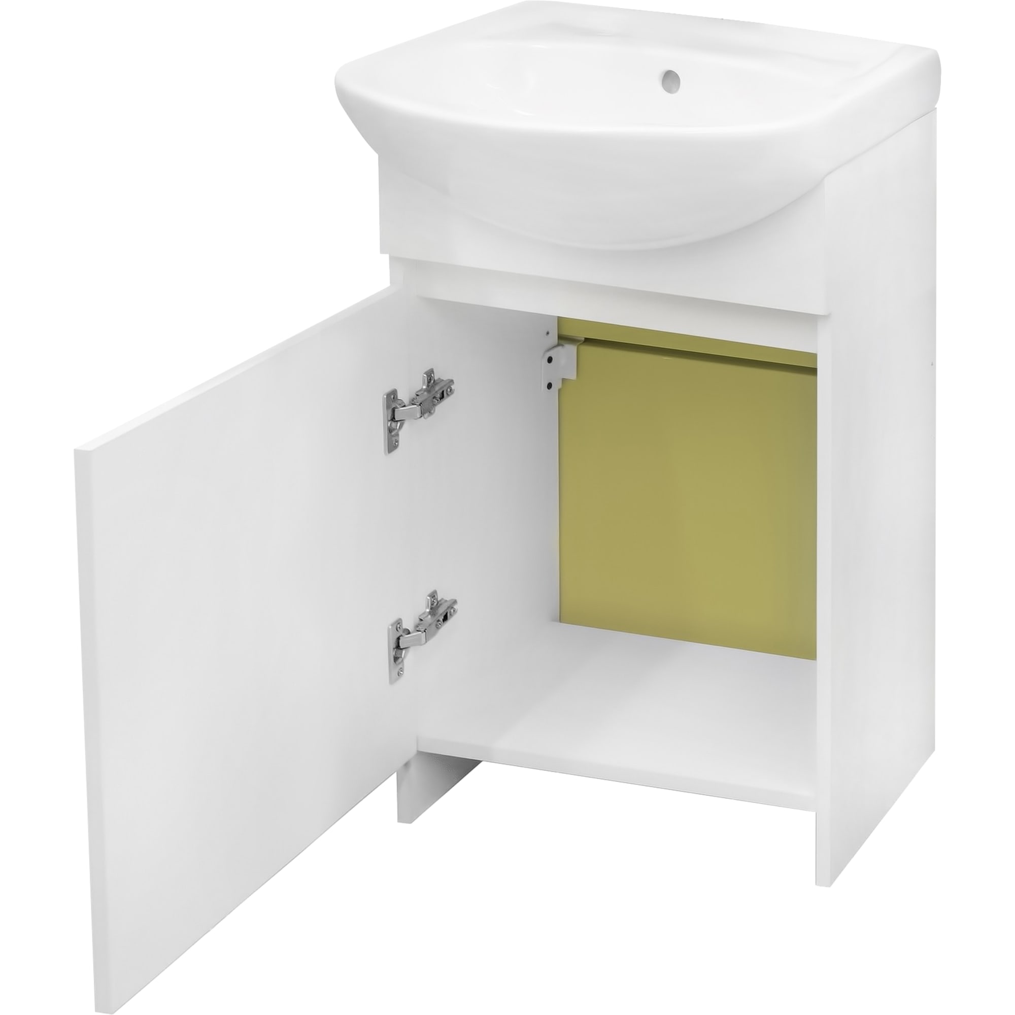 81929093 Тумба под раковину напольная «» 50 см цвет белый Т 50 Santreyd  - Вид №2