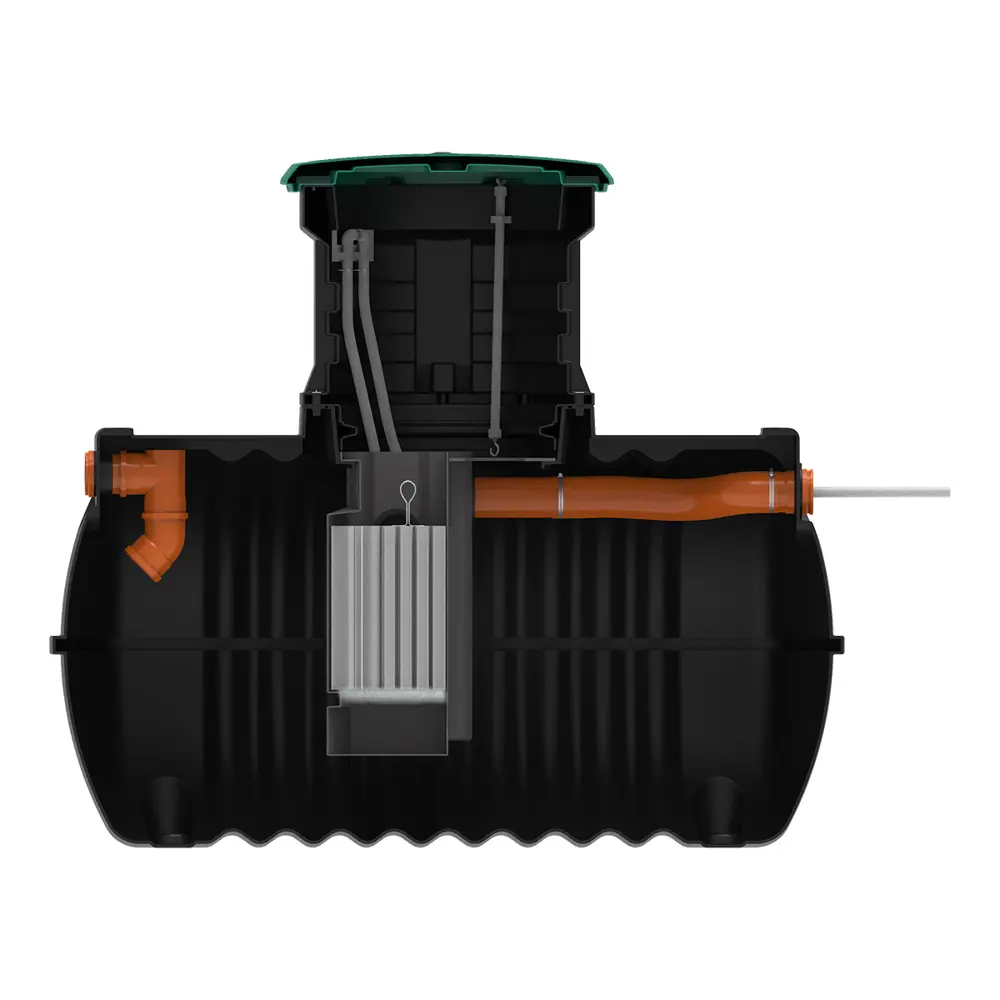 Септик трехкамерный Rostok Ground 4 1800 литров 660 л/сутки STLM-2071308 - Вид №2