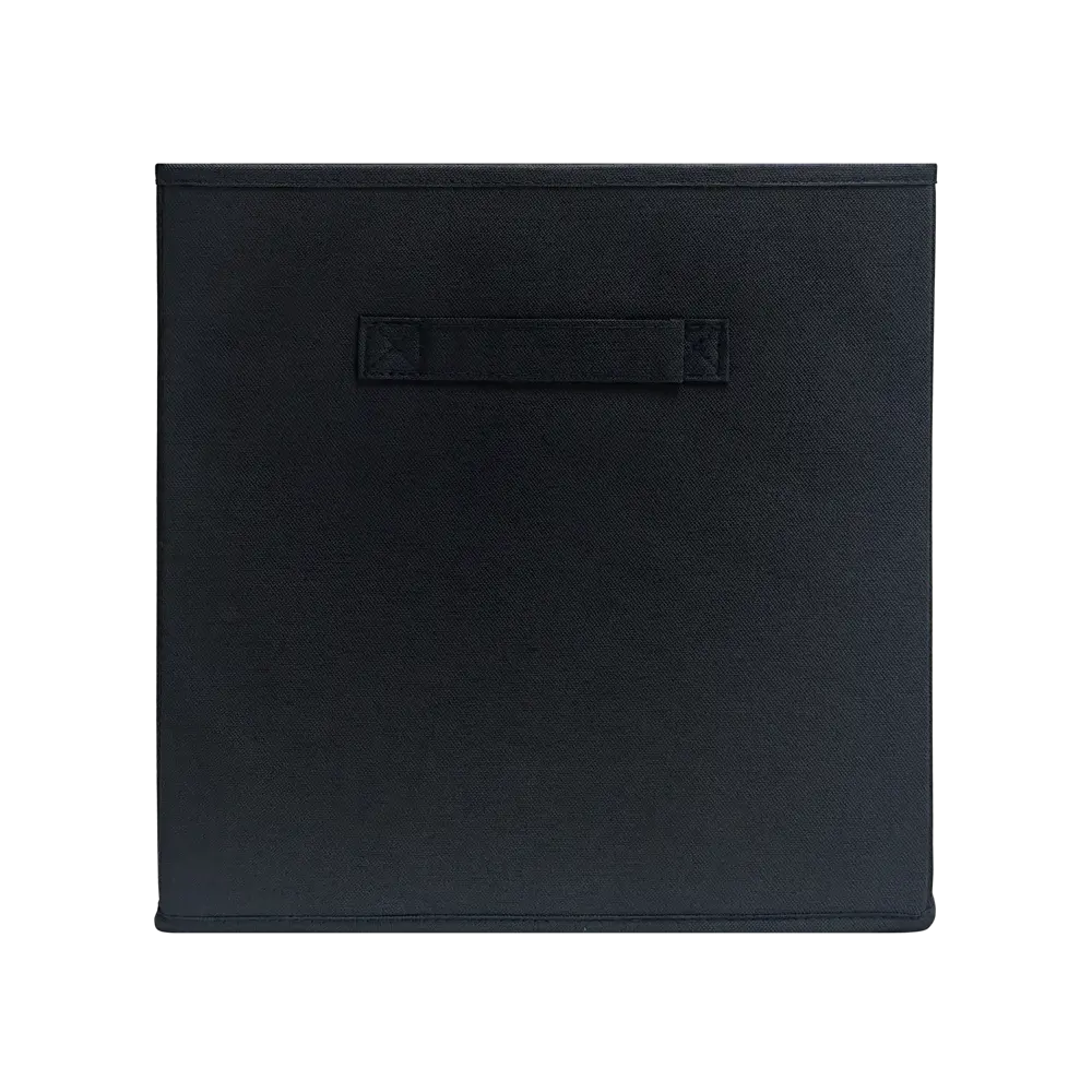 Короб-органайзер KONSENSA 31x31x31 см полиэстер цвет чёрный Kub STLM-2151668 - Вид №1