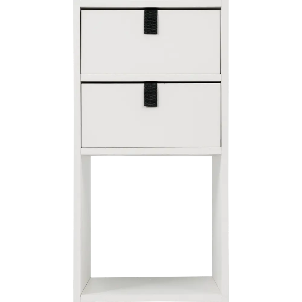 Стеллаж KONSENSA Руан 2 секции 36x70x31.7 см ЛДСП цвет белый STLM-2035003 - Вид №16