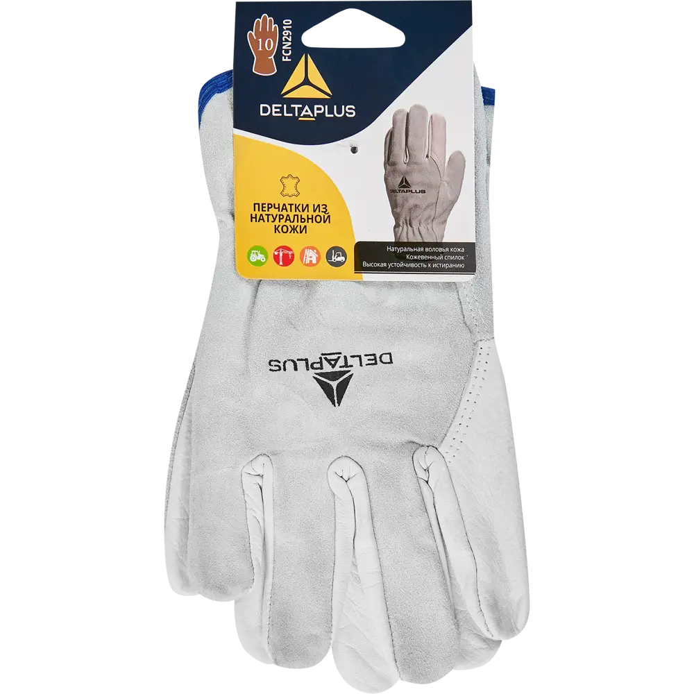 DELTA PLUS Кожаные перчатки для строительных и монтажных работ 84042722 STLM-0046402 - Вид №2