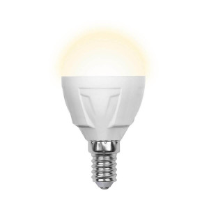 Лампа светодиодная E14 6W 3000K матовая LED-G45-6W/WW/E14/FR/S 09443