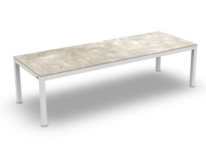 Керамический прямоугольный садовый стол