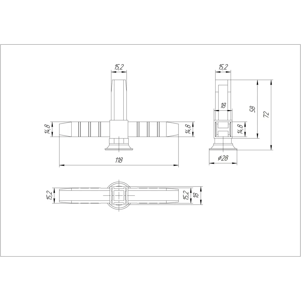 Santreyd - Коннектор для мебельных систем с регулируемой опорой 85499997 STLM-0063405 - Вид №2