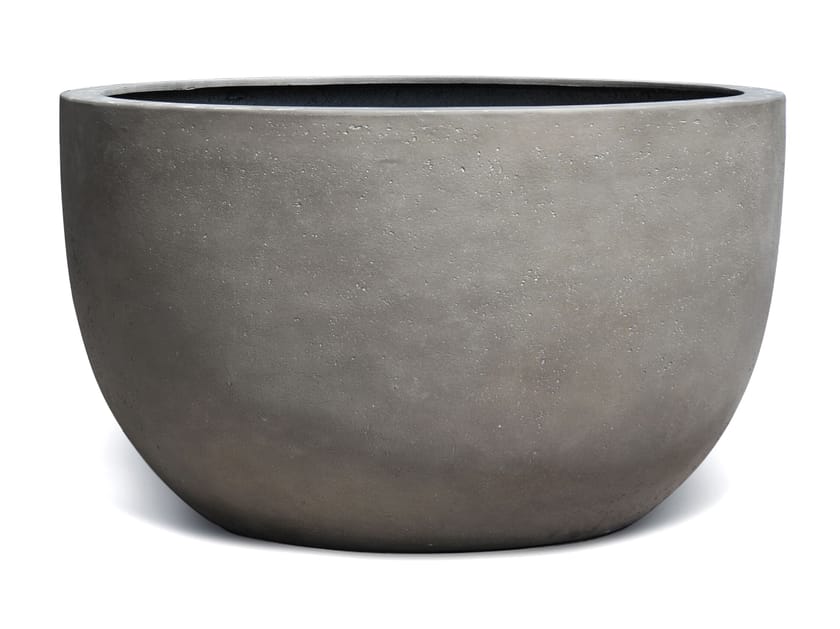 Садовый горшок из волокнистой глины PAOLELLI GARDEN Натуральный цвет бетонной поверхности ARCH-00093375