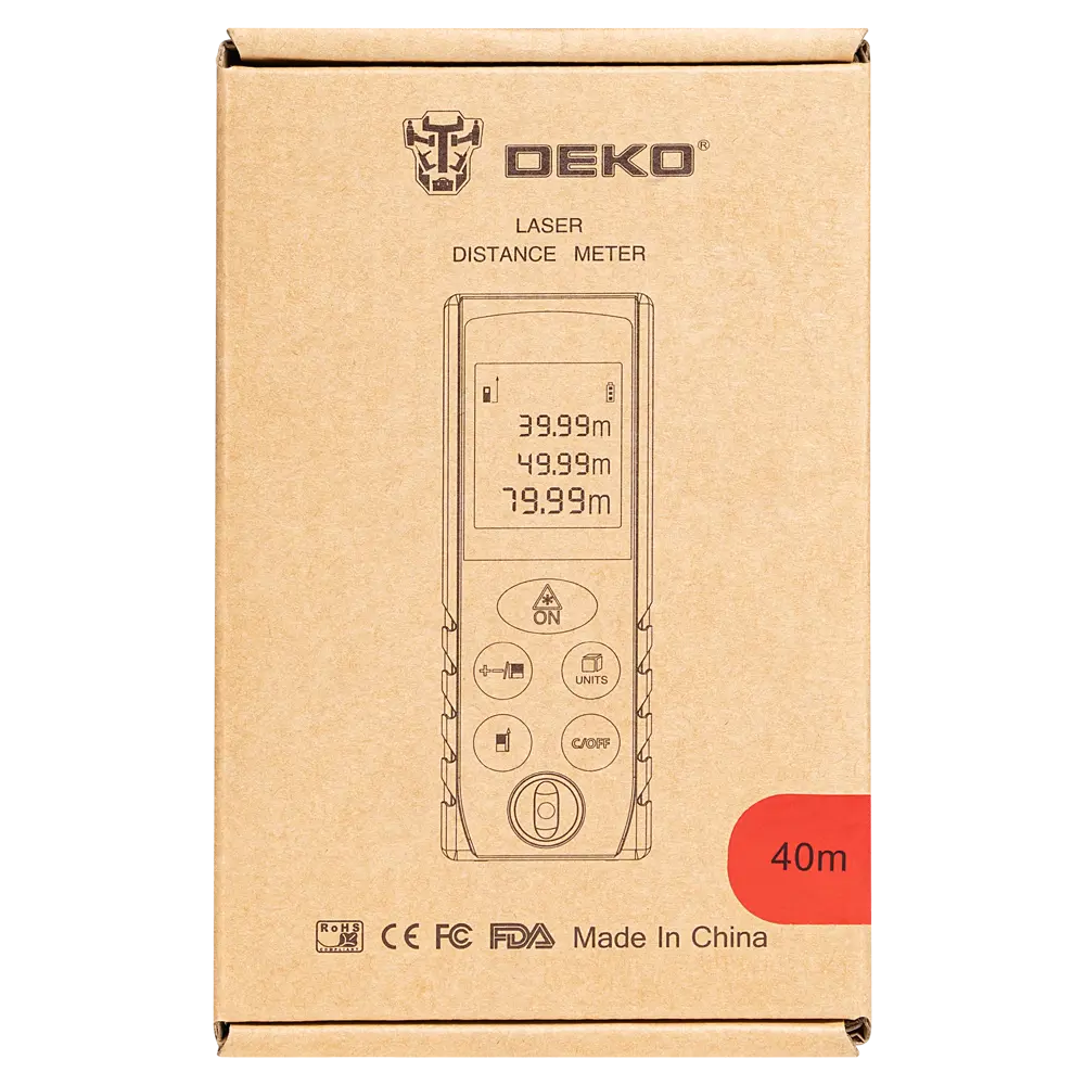 Дальномер лазерный Deko LRD110-40M, 40 м STLM-2195215 - Вид №3