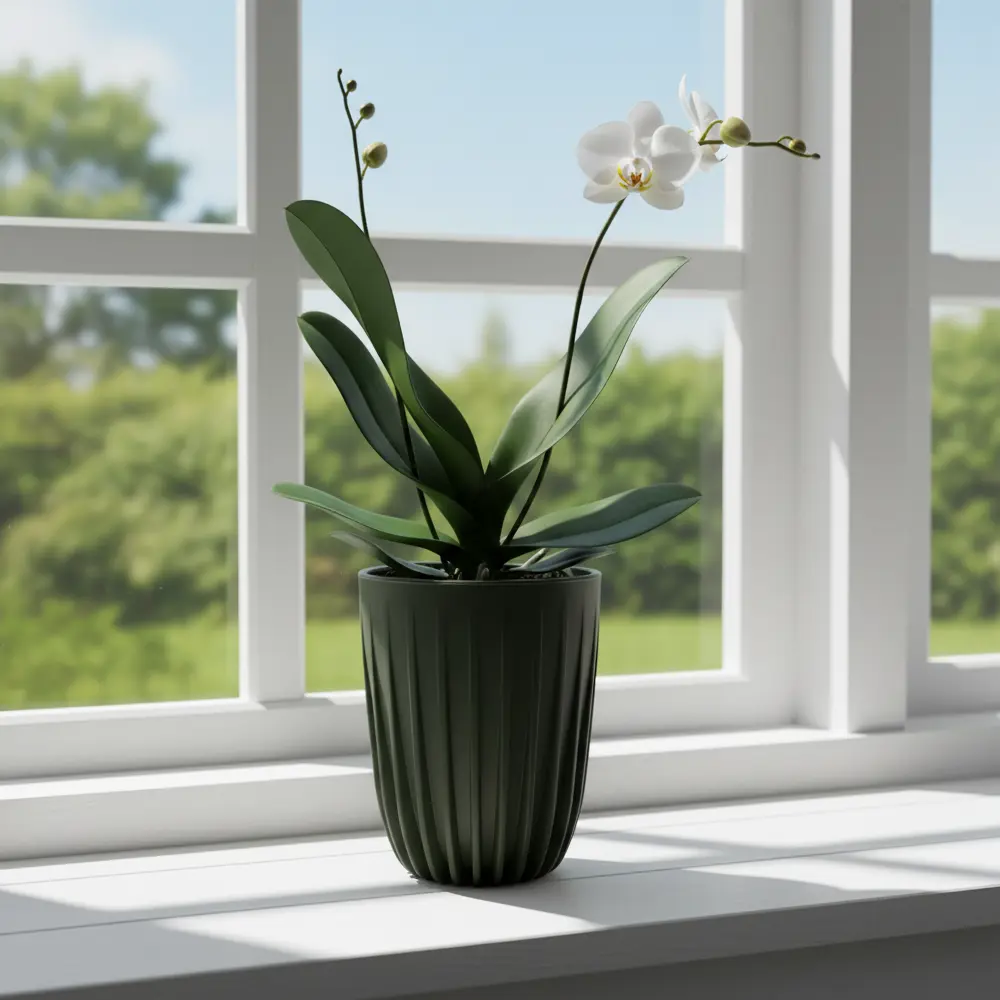 Кашпо Evergreen Design Сигма 17x17x20.5 см v3.3 л пластик нефрит STLM-2021576 - Вид №2