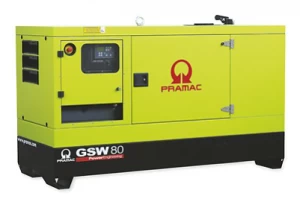 Дизельный генератор Pramac GSW80I в кожухе
