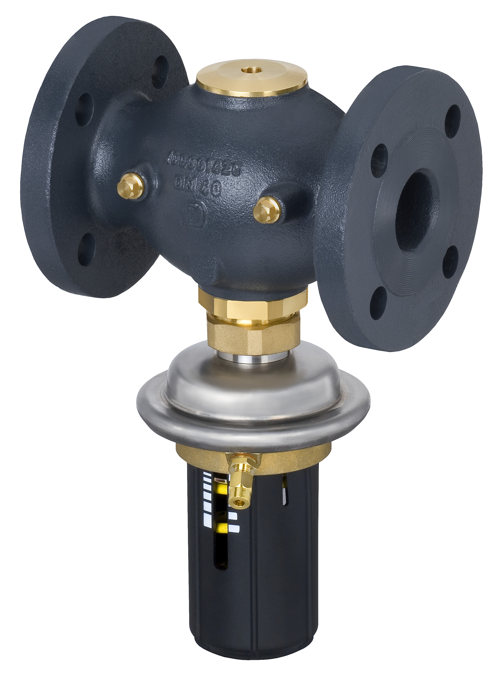 Danfoss Регулятор перепада давлений DPR для монтажа на обратном трубопроводе РПД DPR PN25 20/6,3/0,2-1,0фл./обр. 003H6128  - Вид №12