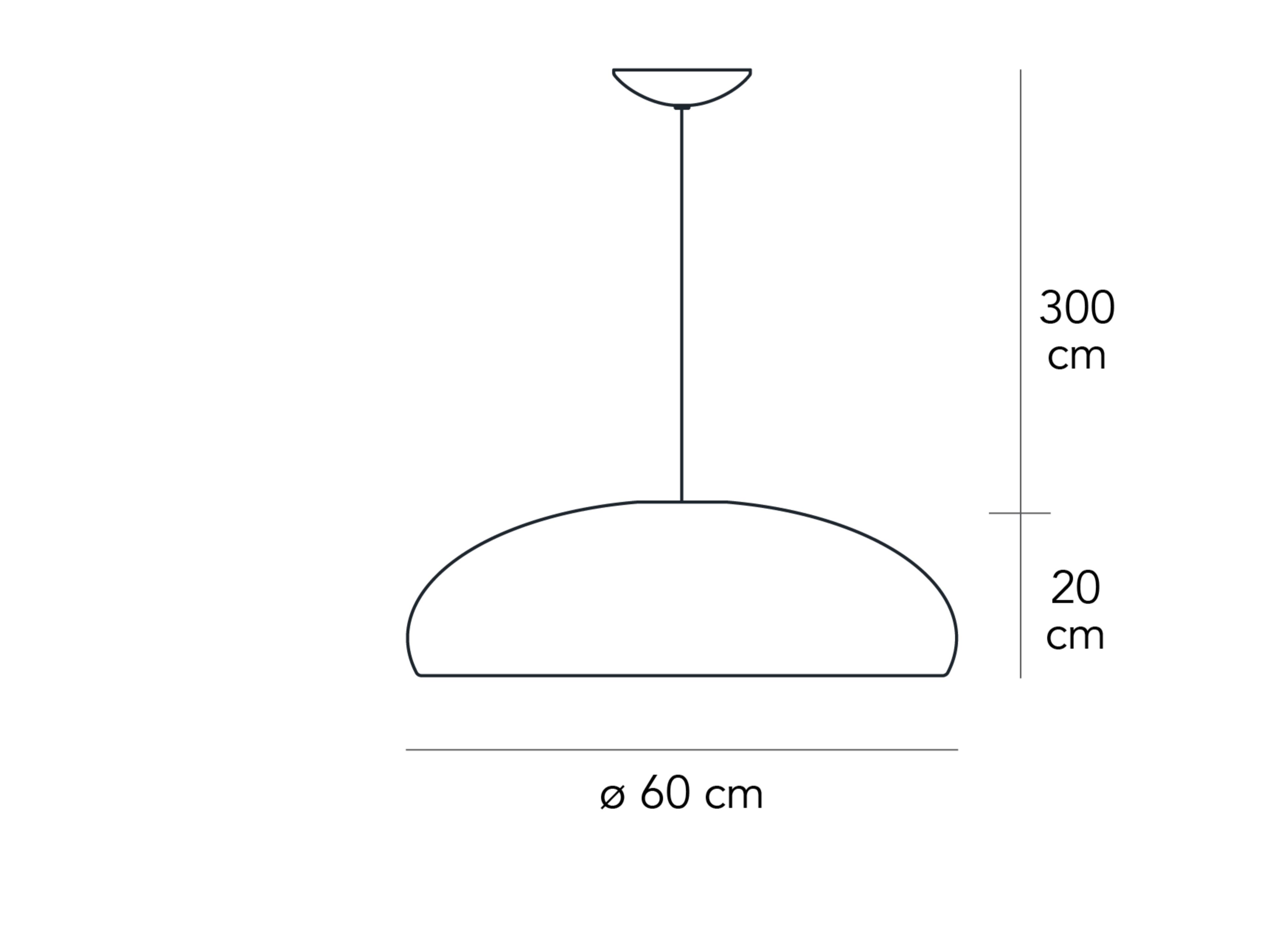Окрашенный металлический подвесной светильник FontanaArte Pangen ARCH-00025892 - Вид №1