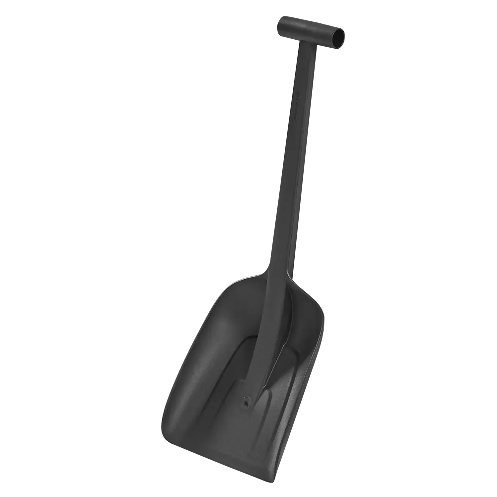 Лопата для уборки снега Fiskars Solid укороченная 22x63 см пластик c черенком STLM-2033614 - Вид №3