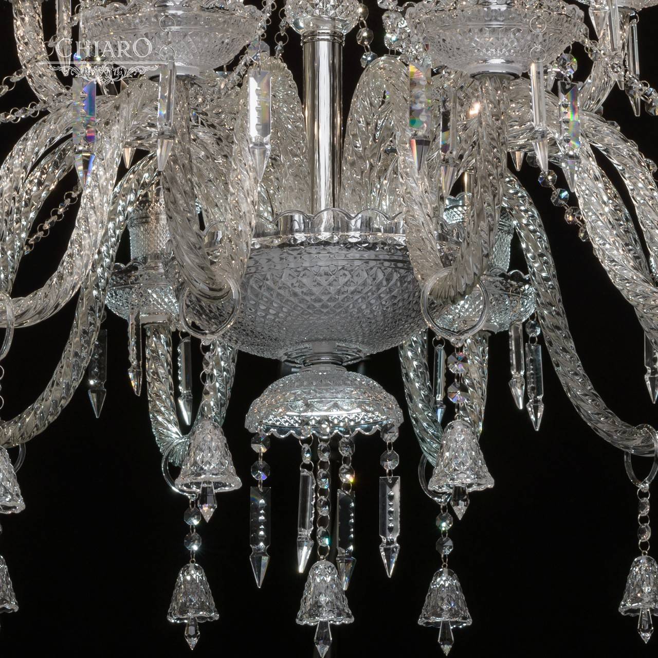 Подвесная люстра Chiaro Барселона 313012418 хром CHIARO ДИЗАЙНЕРСКИЕ, БАРСЕЛОНА 059397 Хром  - Вид №1