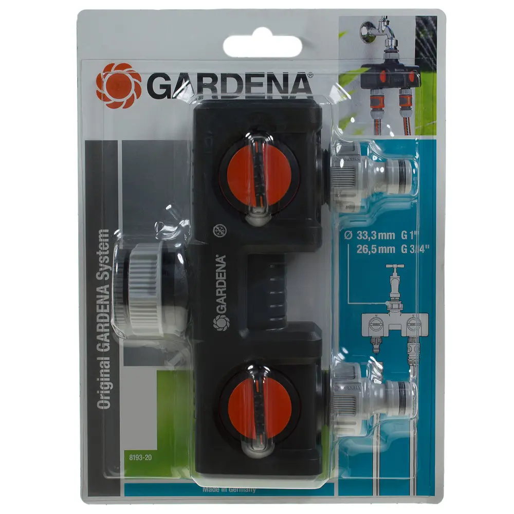 Разветвитель 2-х канальный Gardena STLM-2000297 - Вид №5