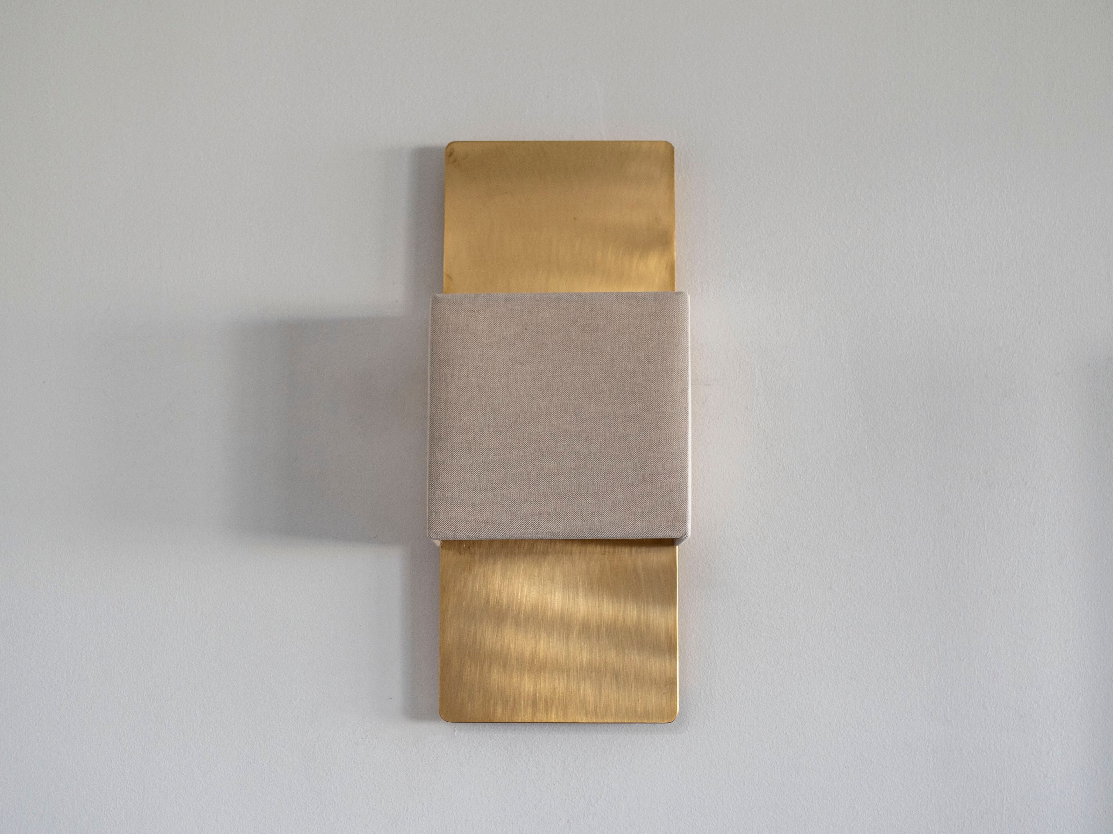 Светодиодный настенный светильник из латуни и ткани 247LAB RB ARCH-00064264 - Вид №3