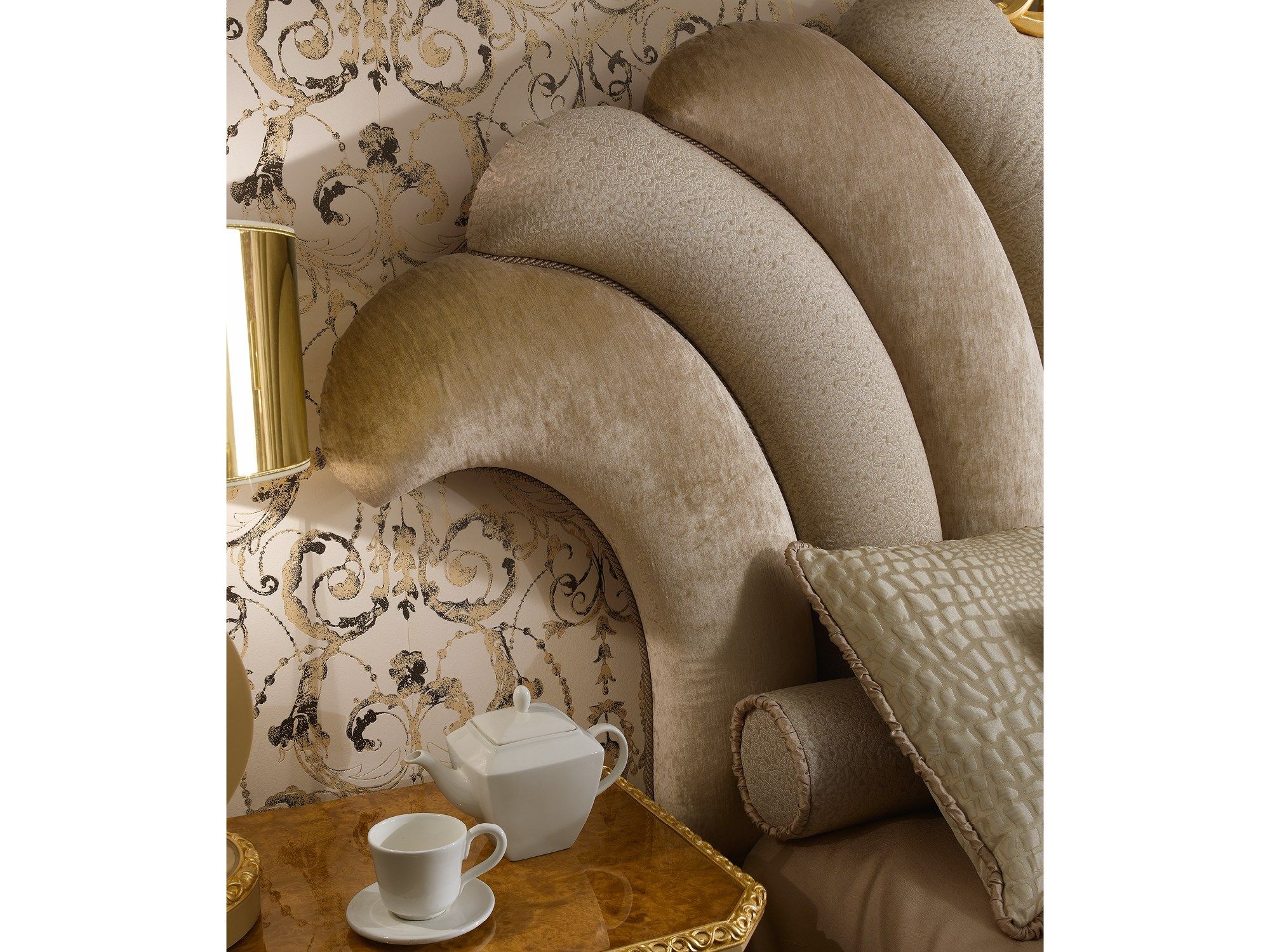 Двуспальная кровать с капитонным изголовьем A.R. Arredamenti ARCH-00141318 - Вид №4