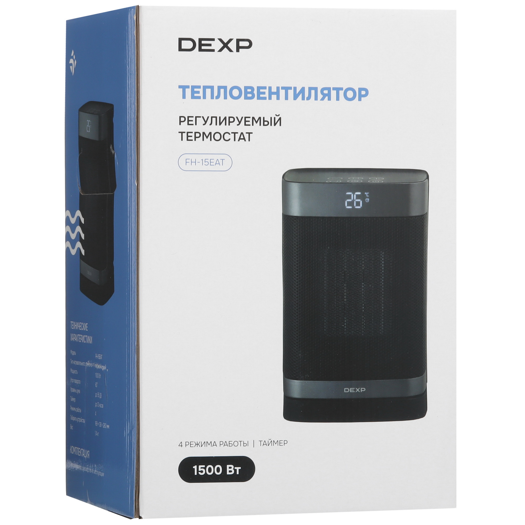 9121371 Тепловентилятор DEXP FH-15EAT STDN-0096769 - Вид №9