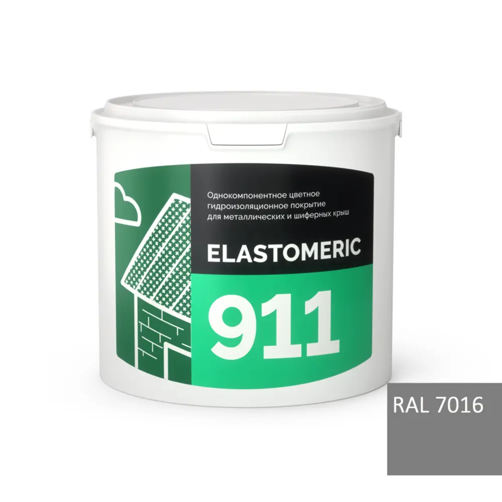 Мастика Elastomeric systems 911 3кг темно-серый