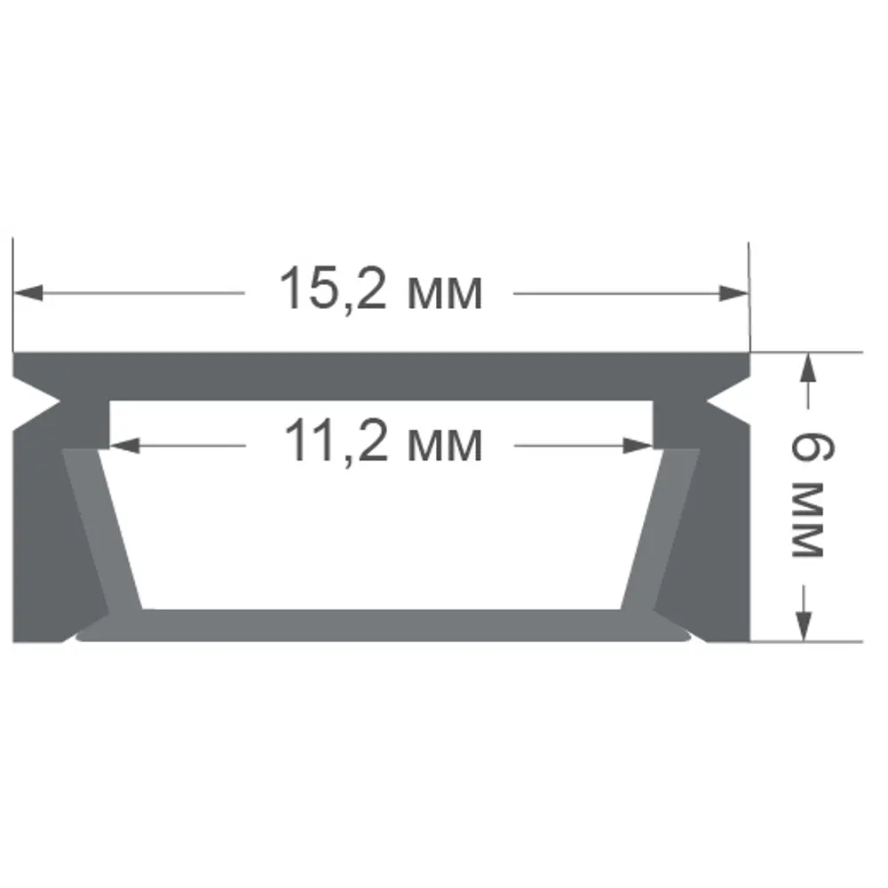 APEYRON Алюминиевый профиль для LED-ленты с матовым рассеивателем 89048401 STLM-0933477 - Вид №8