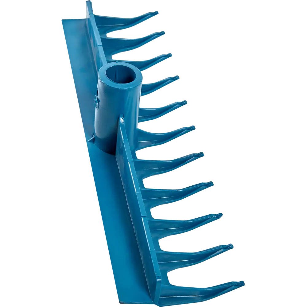 Грабли прямые 11 зубьев 43 см, пластик без черенка Santreyd STLM-2178969 - Вид №1