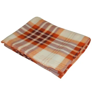 Плед «Basic» 130х170 см флис цвет терракотовый