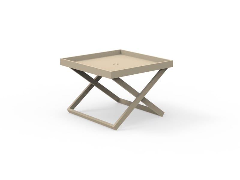 Алюминиевый садовый журнальный столик с подносом Talenti ARCH-00046931 - Вид №2