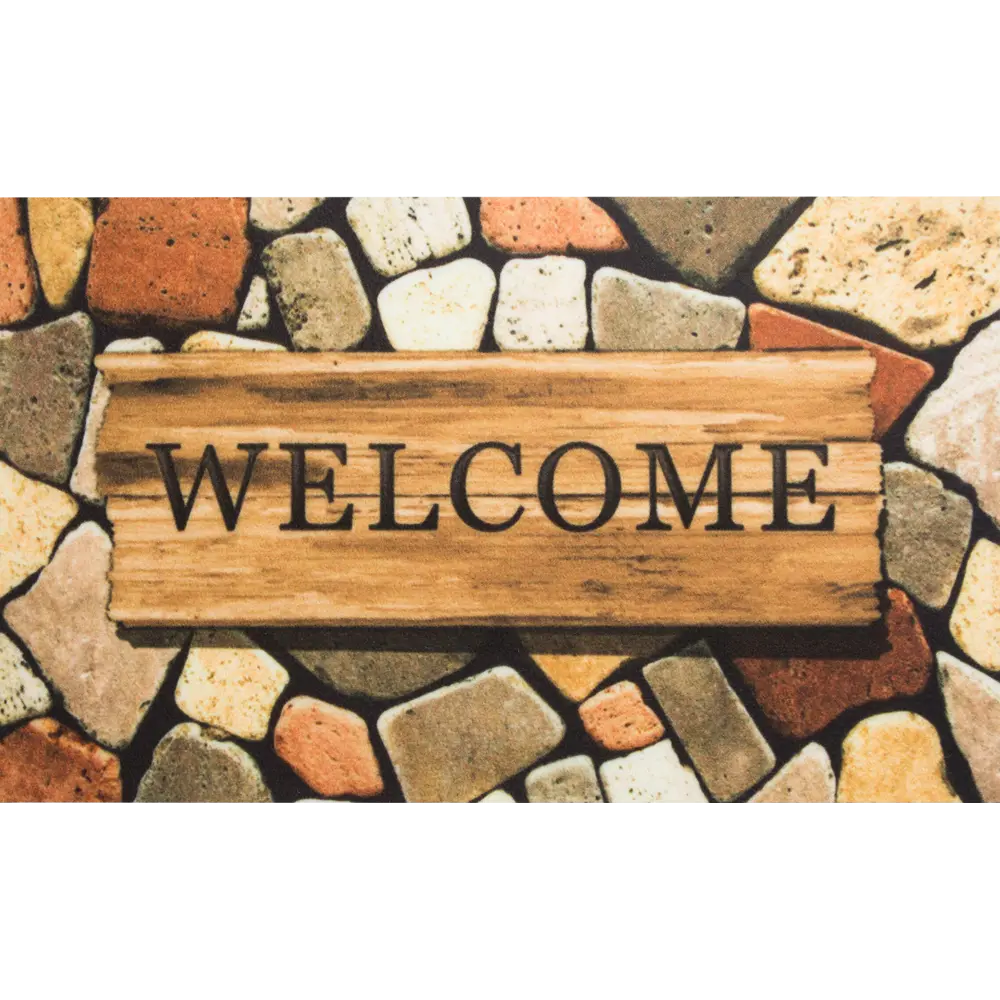 Коврик Inspire Layan Welcome 45x75 см полипропилен STLM-2002828 - Вид №1