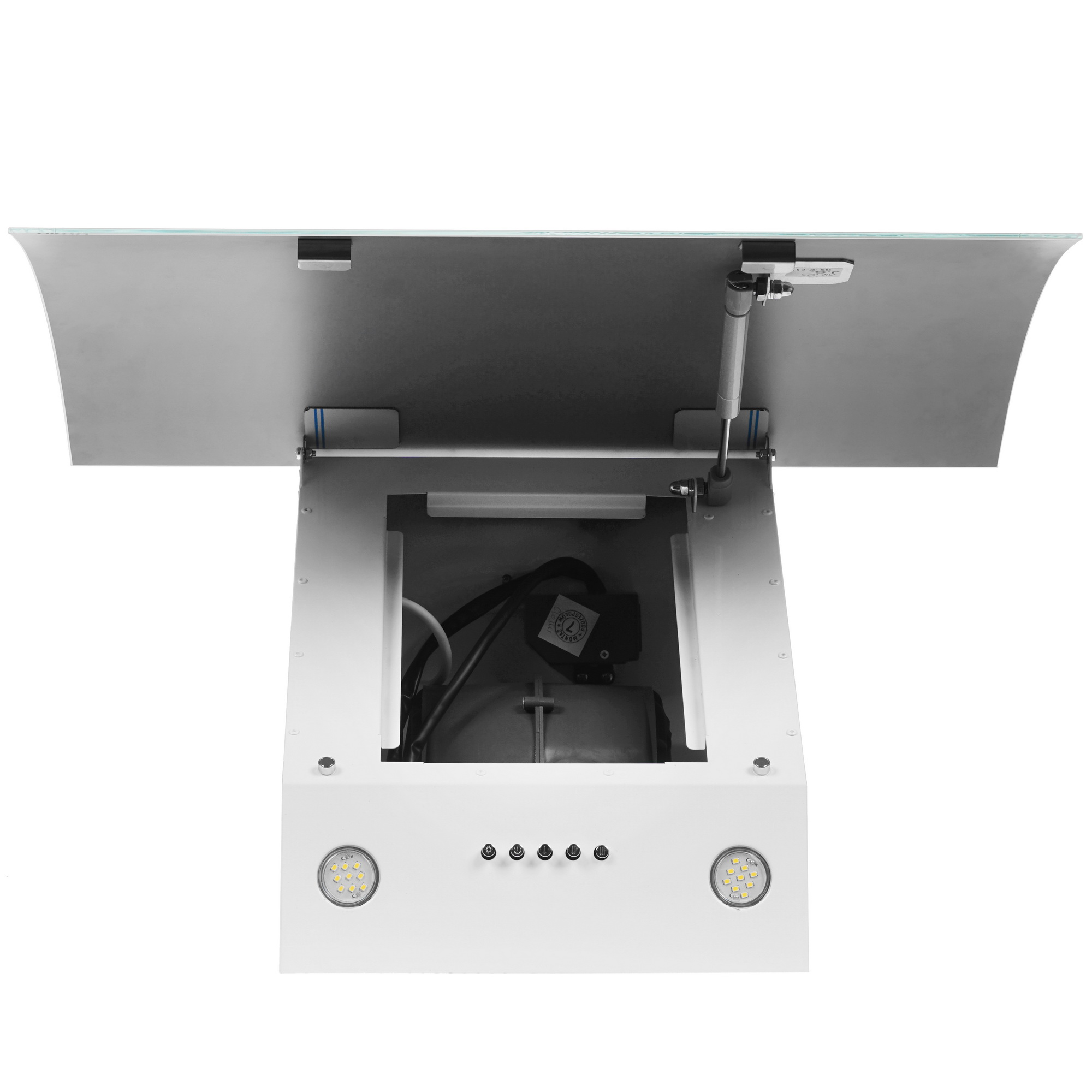 1381130 Вытяжка наклонная Akpo WK-4 Clarus eco белый STDN-0048606 - Вид №6