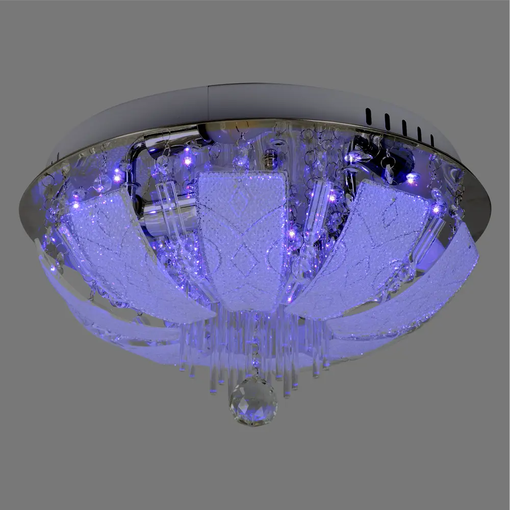 Люстра хрустальная подвесная Пари 4xE14x60 Вт, LED, металл/стекло, цвет хром WINK STLM-2074334 - Вид №10