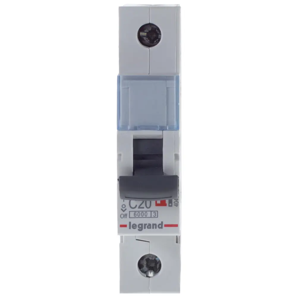 Автоматический выключатель Legrand TX3 1P C20 А 6 кА STLM-2077569 - Вид №1