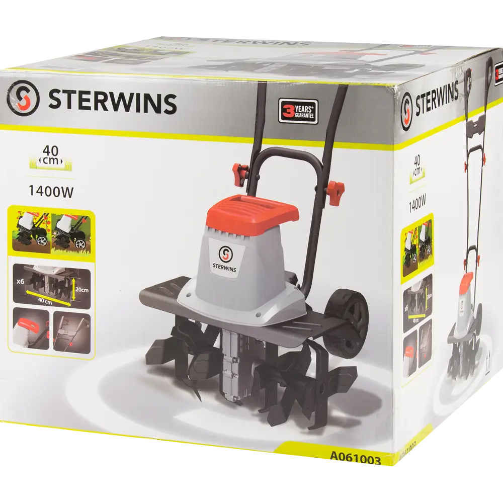 Электрический культиватор STERWINS 1400 Вт для малых участков 81969383 STLM-0016086 - Вид №8