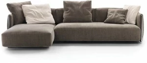 Flexform Модульный тканевый диван с шезлонгом Edmond